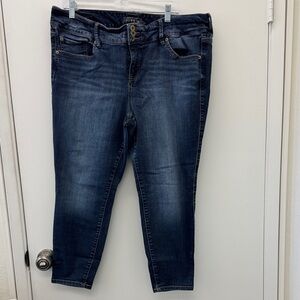 Torrid Dark Blue Ankle Jeans